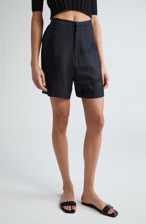 Loulou Studio High Waist Silk Shorts at Nordstrom,