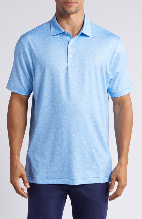 Show Me the Way Performance Golf Polo in Cottage Blue