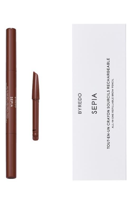 BYREDO All-in-One Refillable Brow Pencil & Refill in Charcoal
