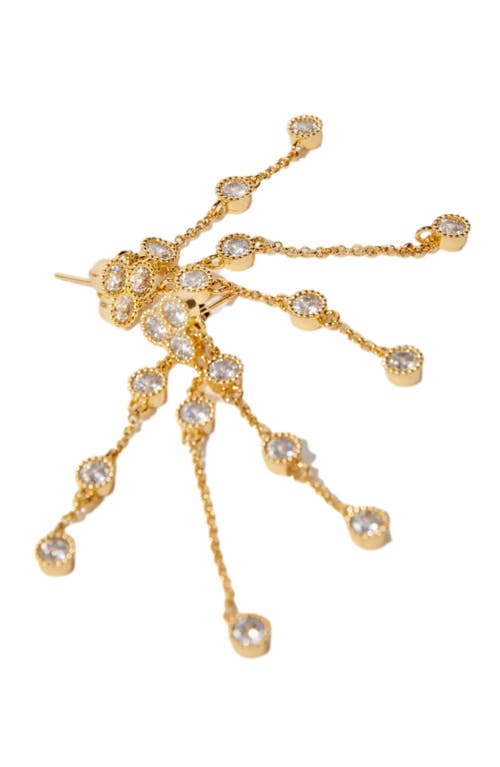 Maje Gold-plated Recycled Brass Earrings In Gold