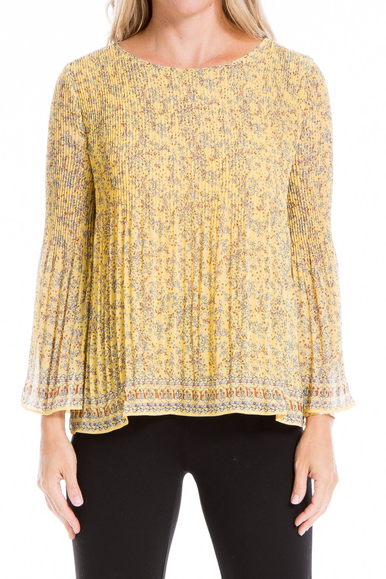 Max Studio Pleated Yoke Blouse Nordstrom Rack
