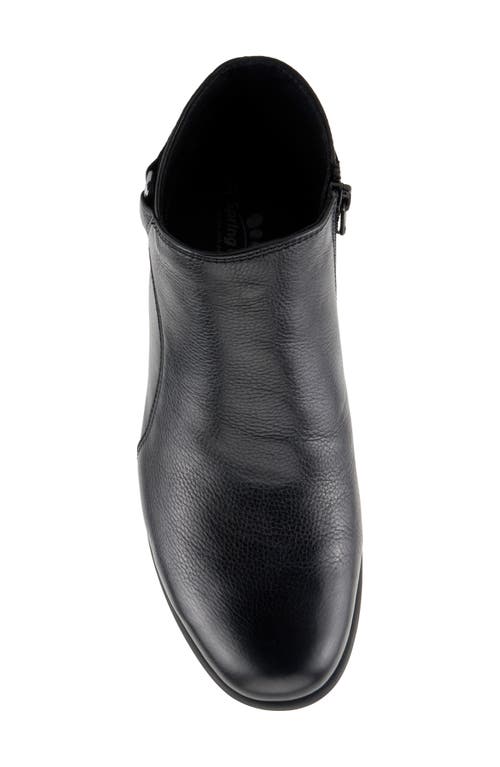Spring Step Abruzzo Platform Wedge Bootie In Black