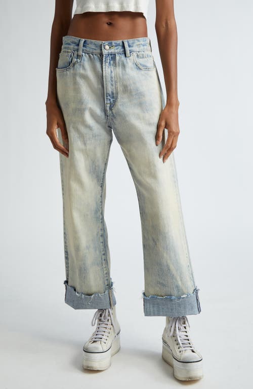 Shop R13 Distressed Ex-boyfriend Jeans In Vintage Ash Blue