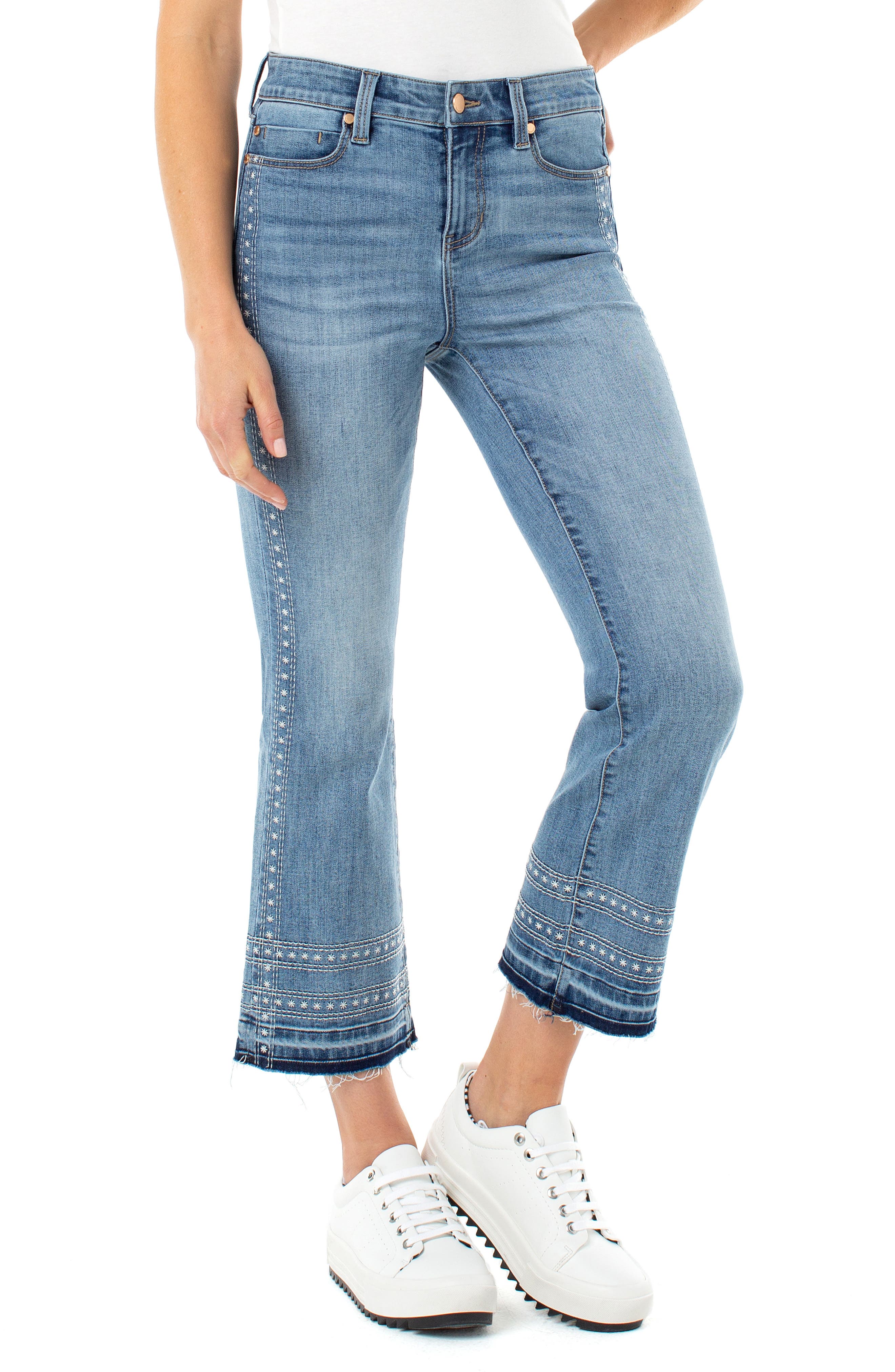 liverpool embroidered jeans