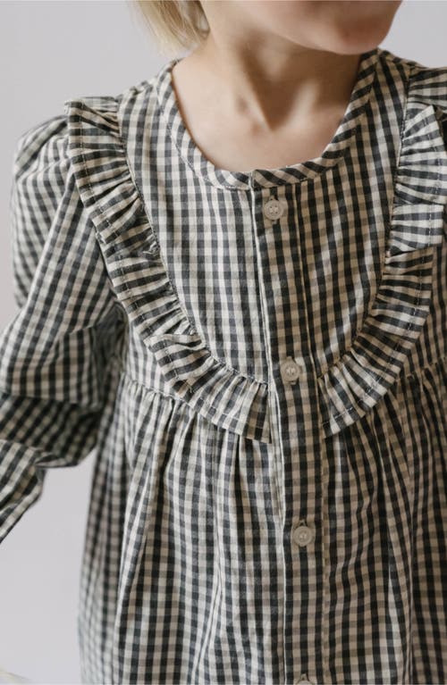Pehr Girls' Gingham Dress - Baby, Little Kid In Indigo