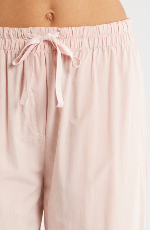 Shop Papinelle Madison Cotton Blend Pajamas In Ballet Pink