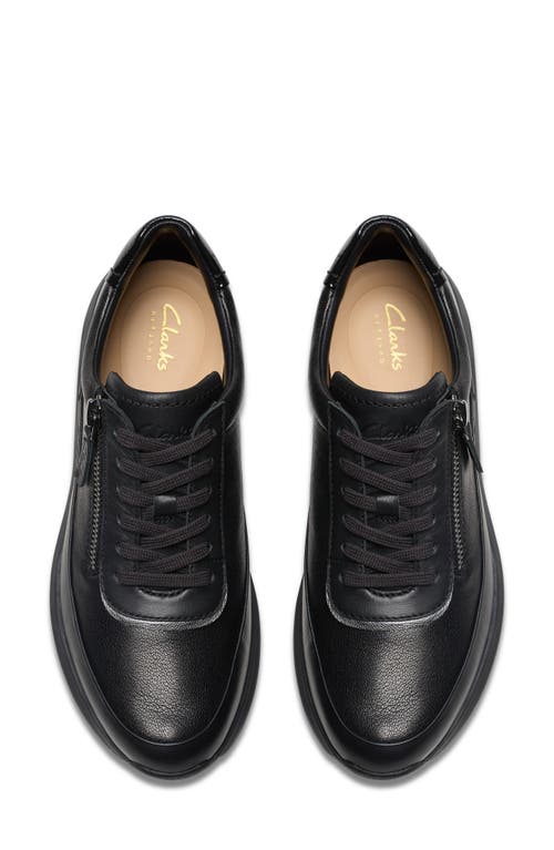 Clarksr Clarks(r) Tivoli Zip Sneaker In Black Combi
