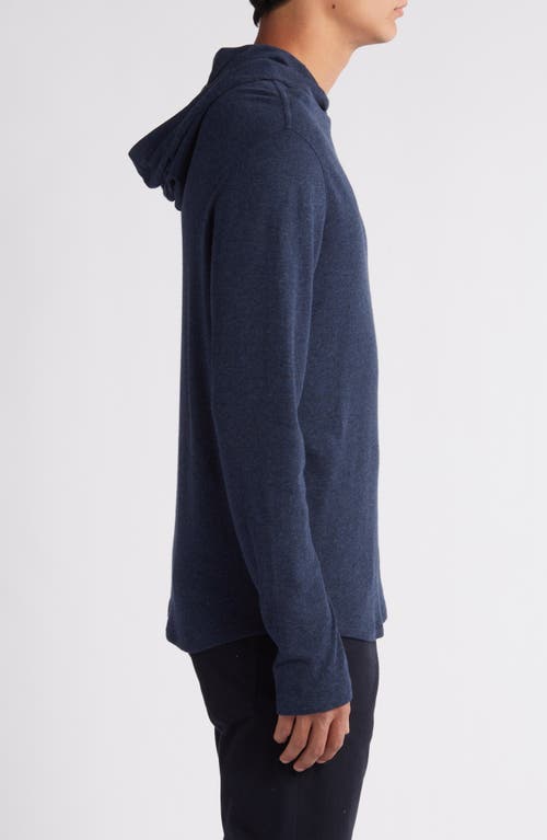 Vince Pima Cotton Blend Hoodie In Coastal