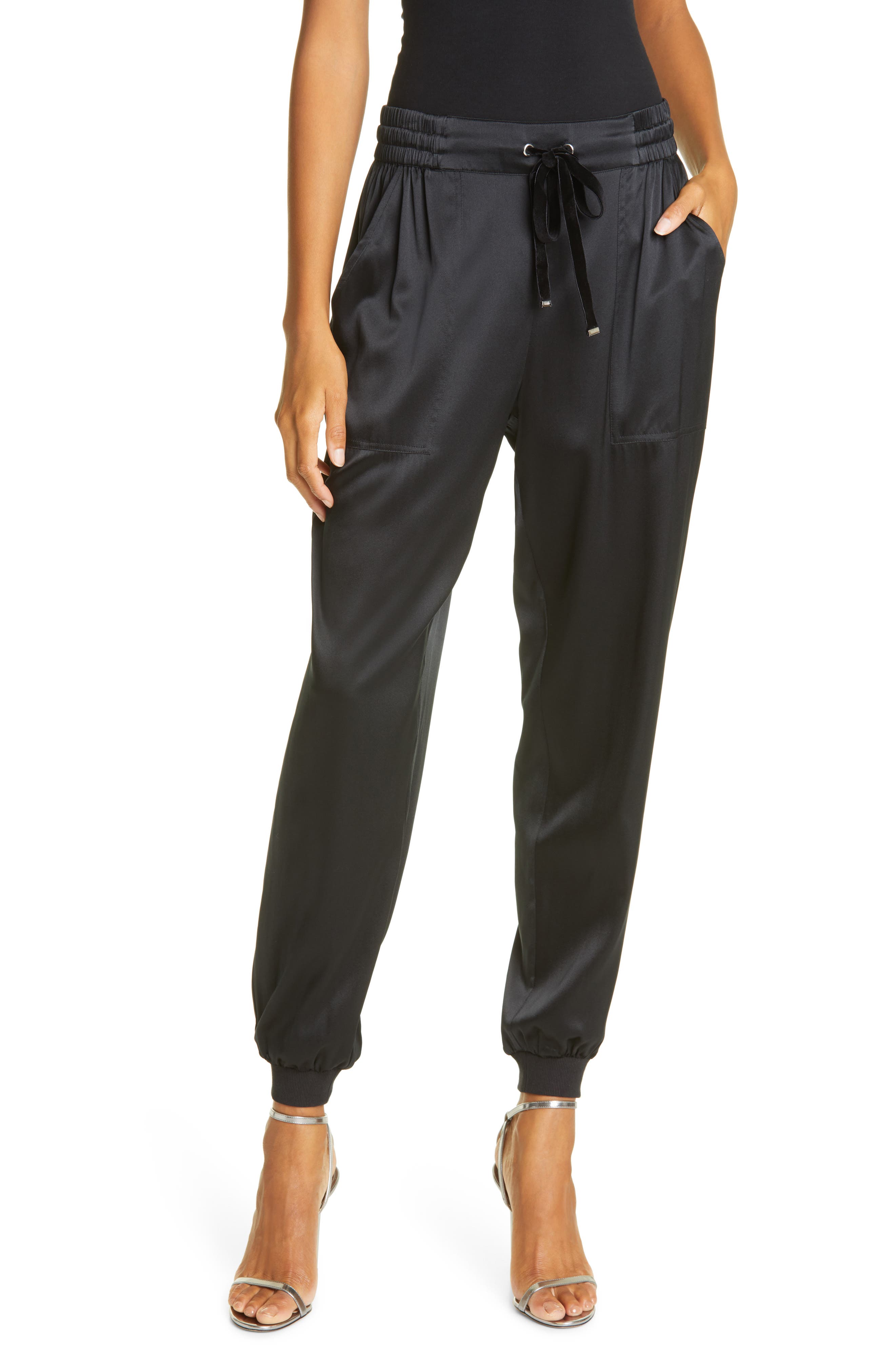 silk silk joggers