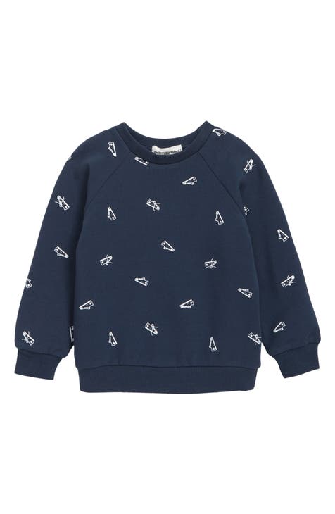 Print Stretch Organic Cotton Sweatshirt (Baby)