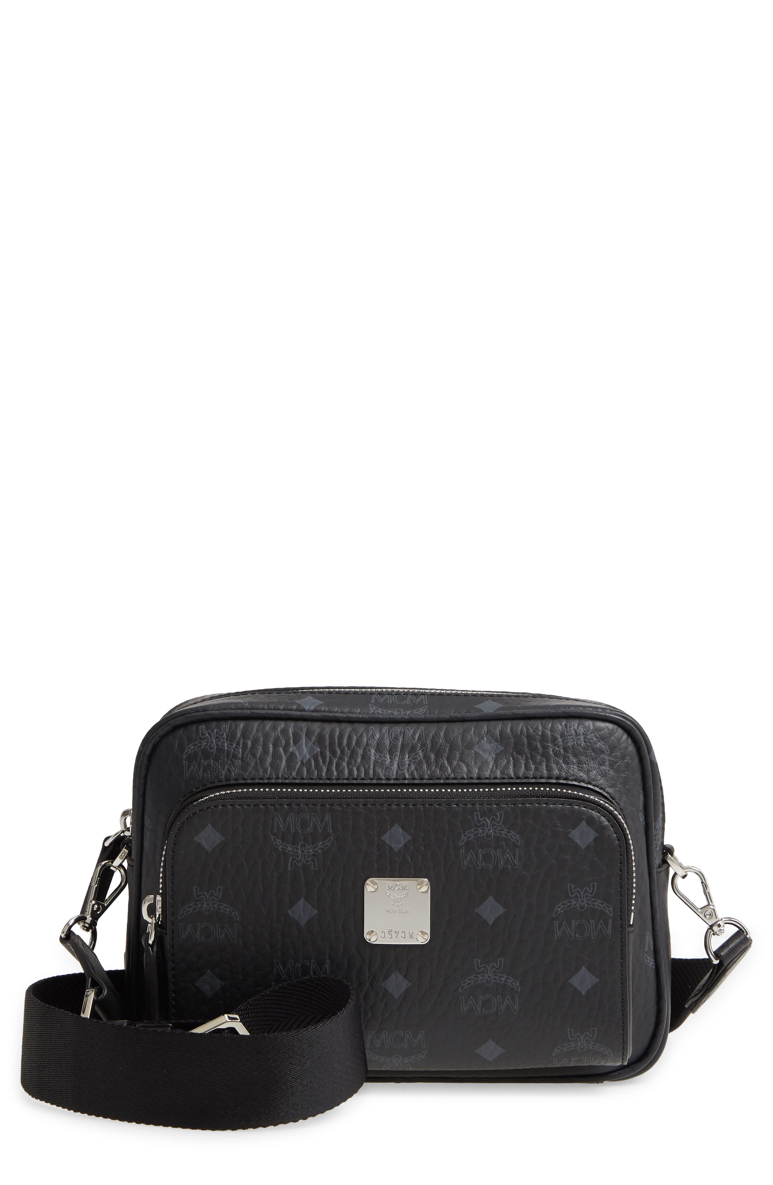 black mcm crossbody bag