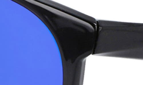 Shop Nike Flatspot Xxii 52mm Geometric Sunglasses In Obsidian/ultraviolet Mirror