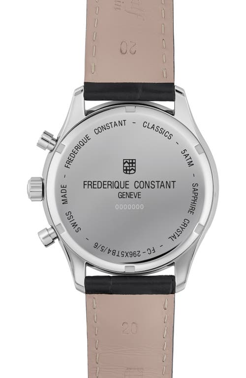 Frederique Constant Classics Chronograph, 40mm In Silverone