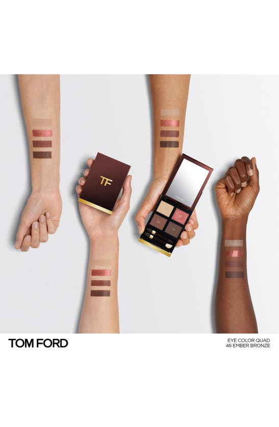 Shop Tom Ford Eye Color Quad Crème Eyeshadow Palette In Ember Bronze