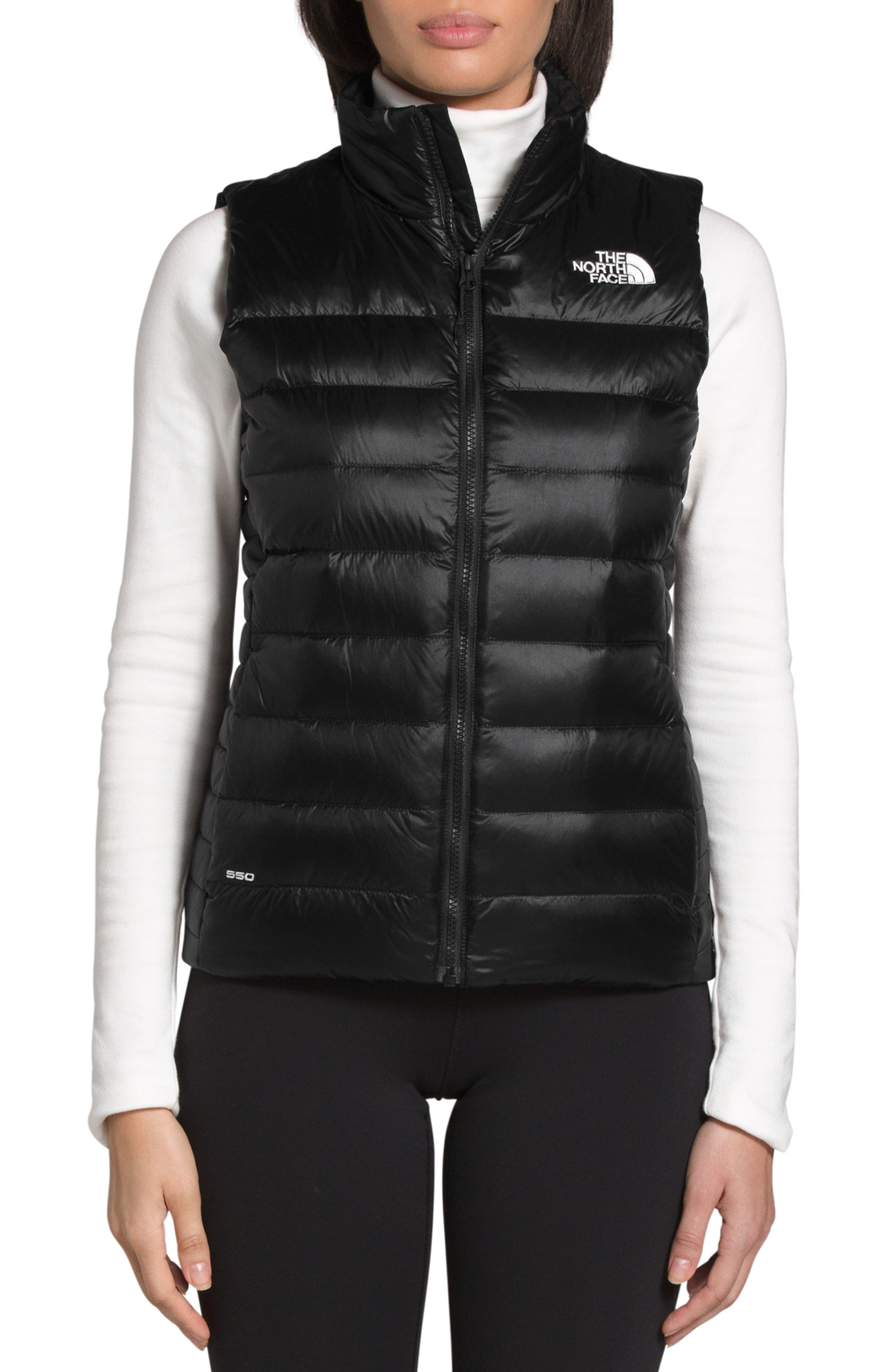 ladies north face body warmer