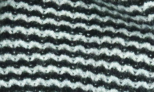Shop Portolano Stripe Cashmere Beanie In Black/light Heather Grey