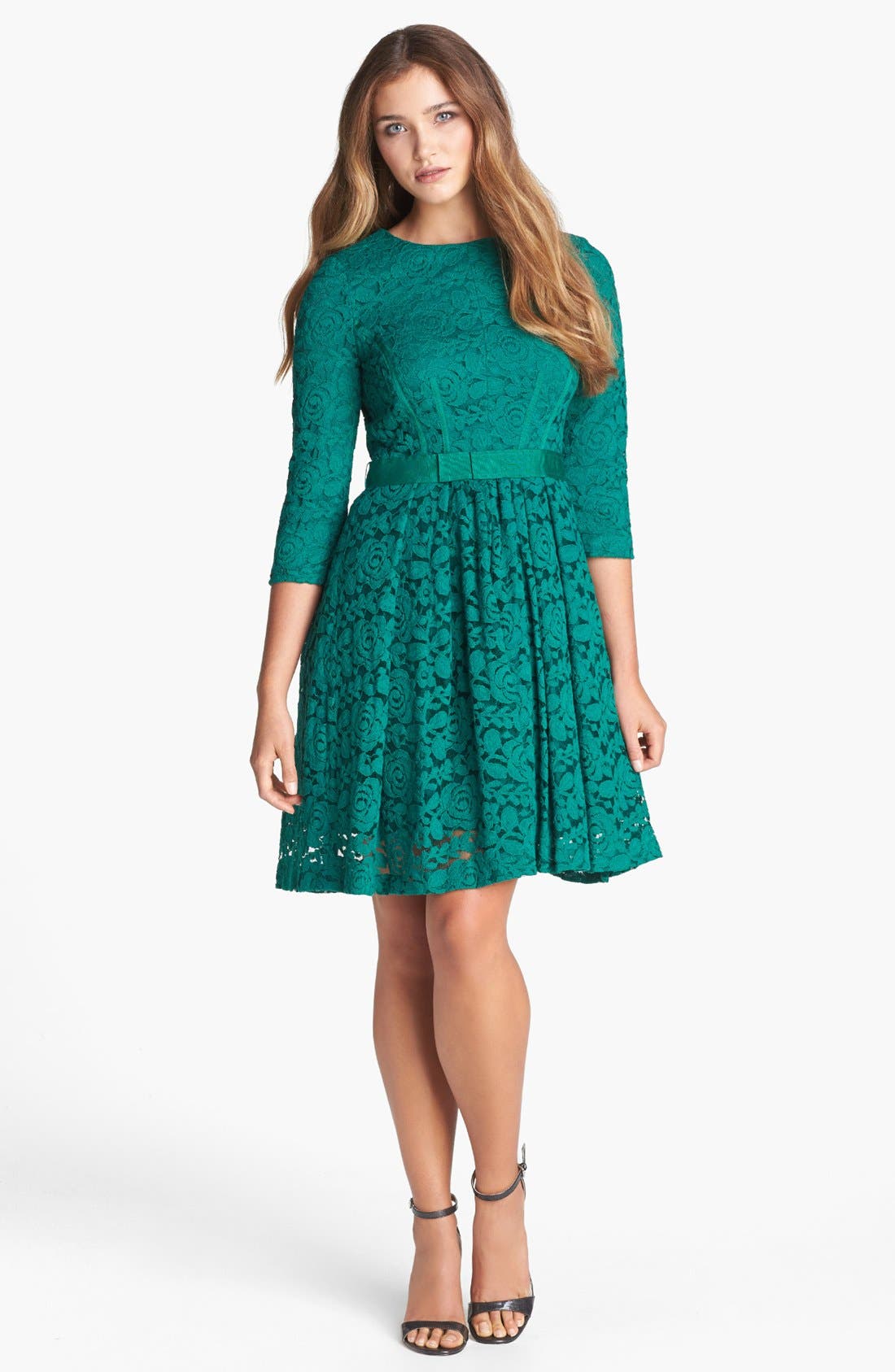 Taylor Dresses Lace Fit & Flare Dress | Nordstrom