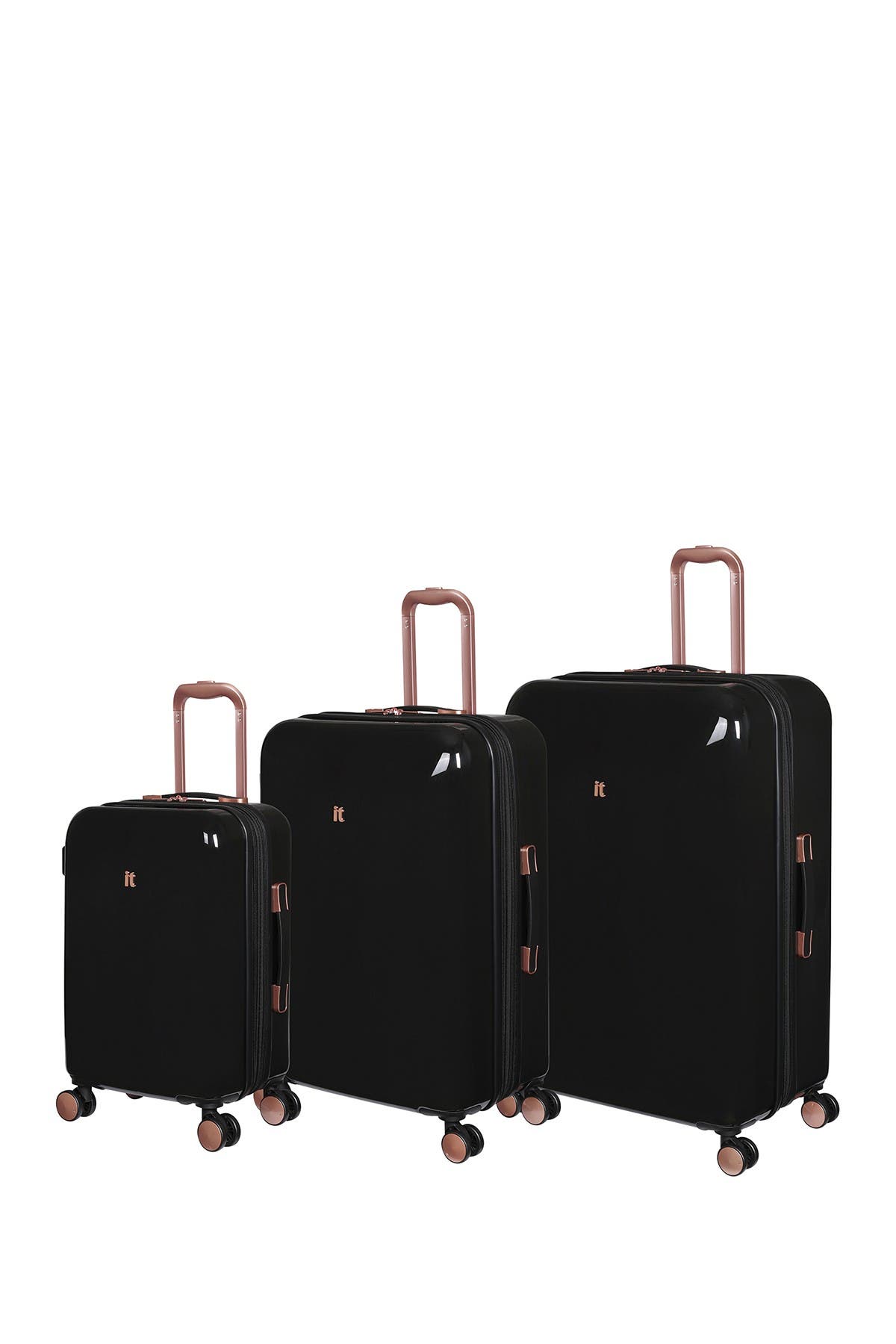 It Luggage Sheen 3piece Hardside Expandable 8wheel Spinner Luggage