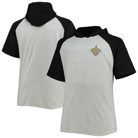 New Orleans Saints Big and Tall Heart and Soul T Shirt - BLACK