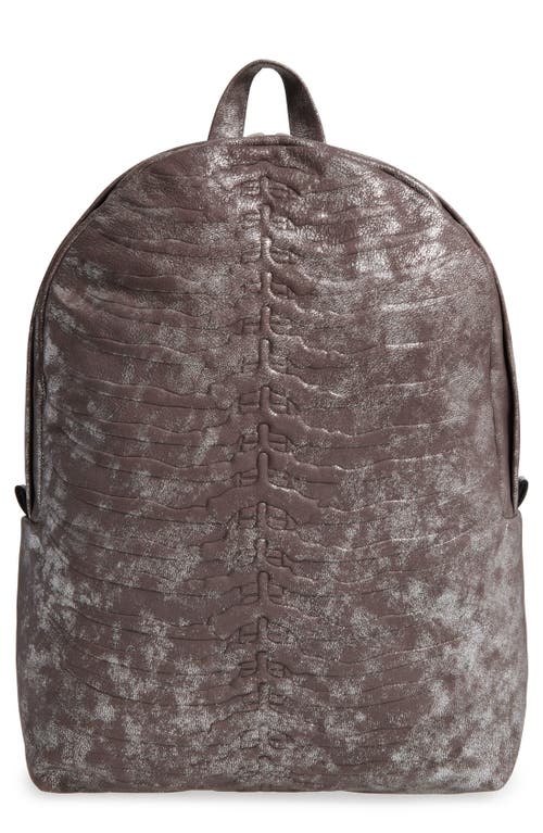 Rib Cage Backpack in Silver