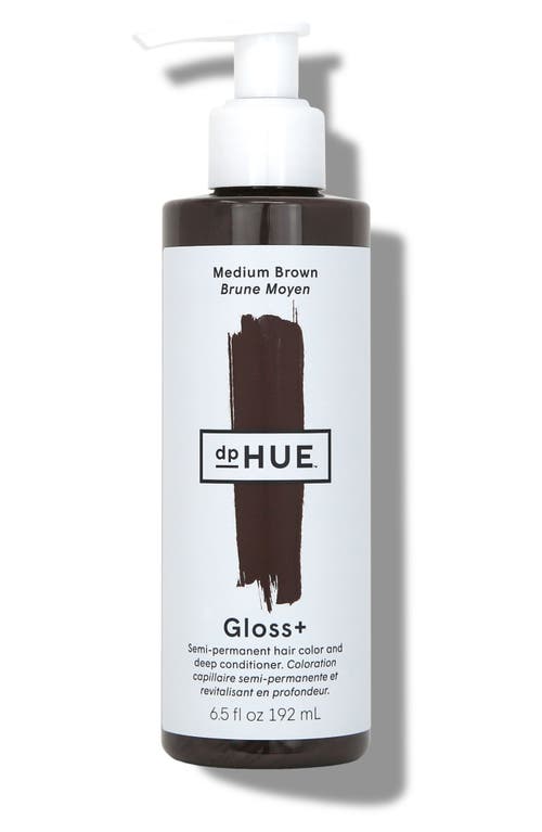 Gloss+ Semi-Permanent Hair Color & Deep Conditioner in Medium Brown