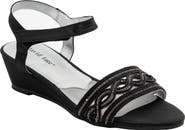 David Tate Indigo Wedge Sandal