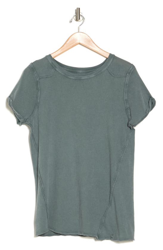 Free People Wild Cotton T-shirt In Gray