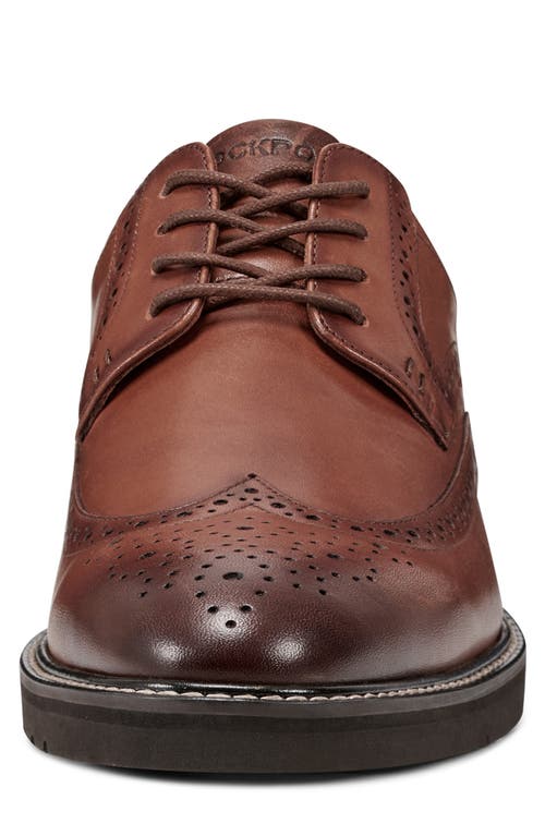 Rockport Fallo Wingtip Derby In Brown