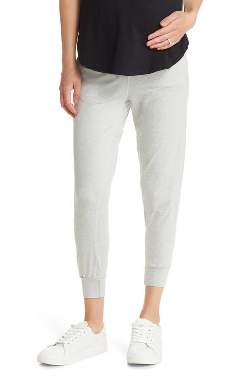 Anook Athletics Hayes 24.5-Inch Maternity Joggers in Stone Heather