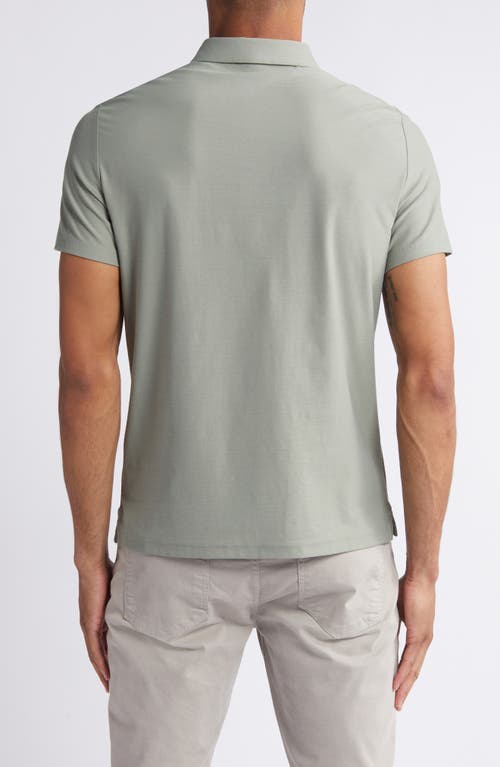 Shop Robert Barakett Hickman Short Sleeve Polo Shirt In Dusty Vine