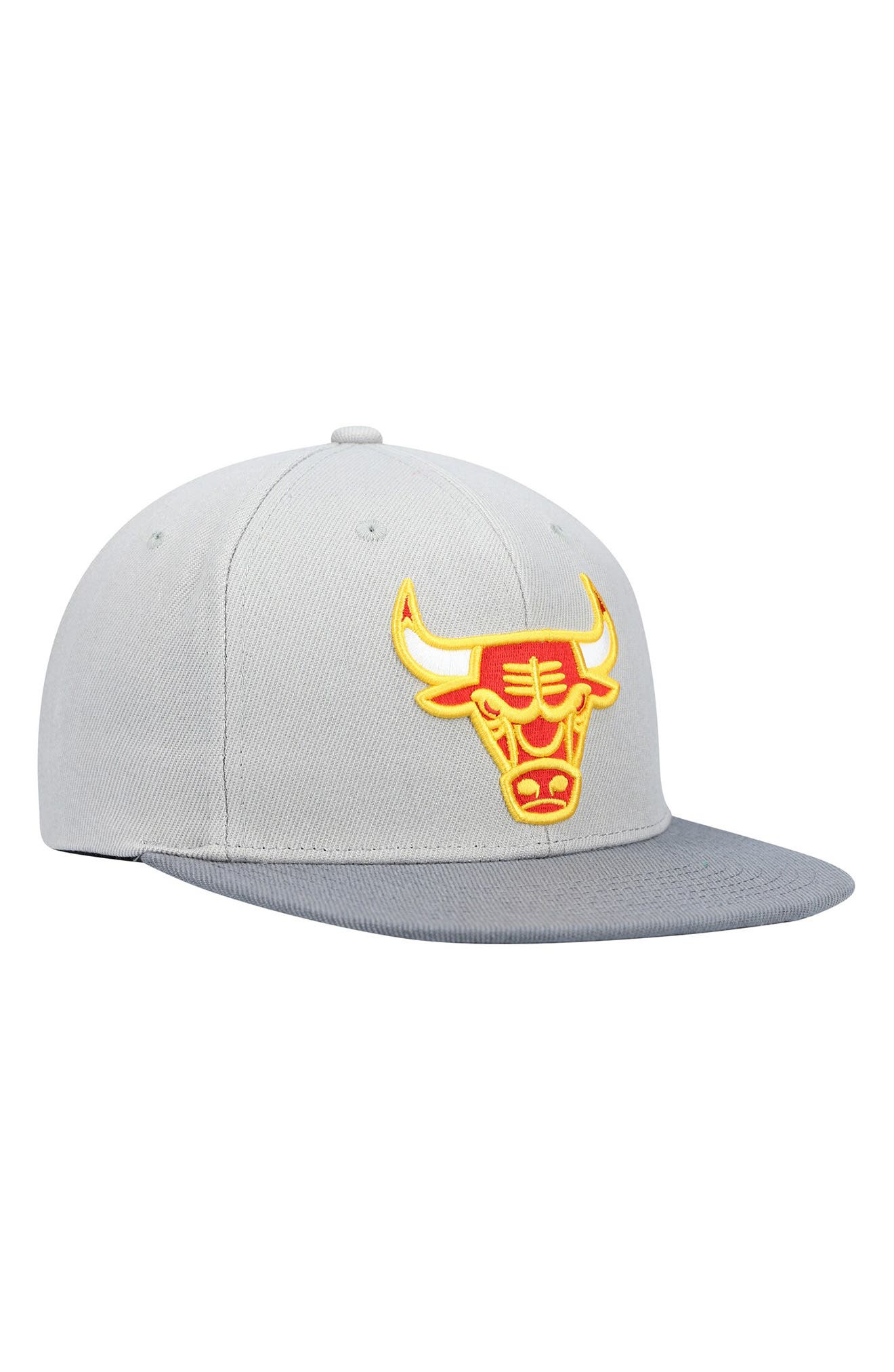 chicago bulls gray snapback