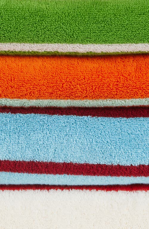 Shop Dusen Dusen House Stripe 5-piece Towel Set In Multi