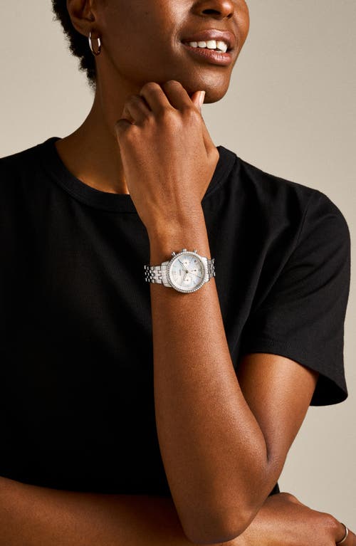 Fossil Women's Quartz Silver-tone Stainless Steel Watch 36mm In Silver