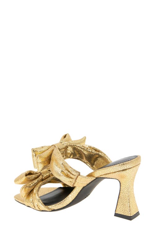 Shop Bcbg Ramira Slide Sandal In Gold