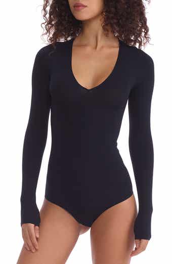 Spanx Suit Yourself Ribbed Crew Neck Short Sleeve Bodysuit – Allie