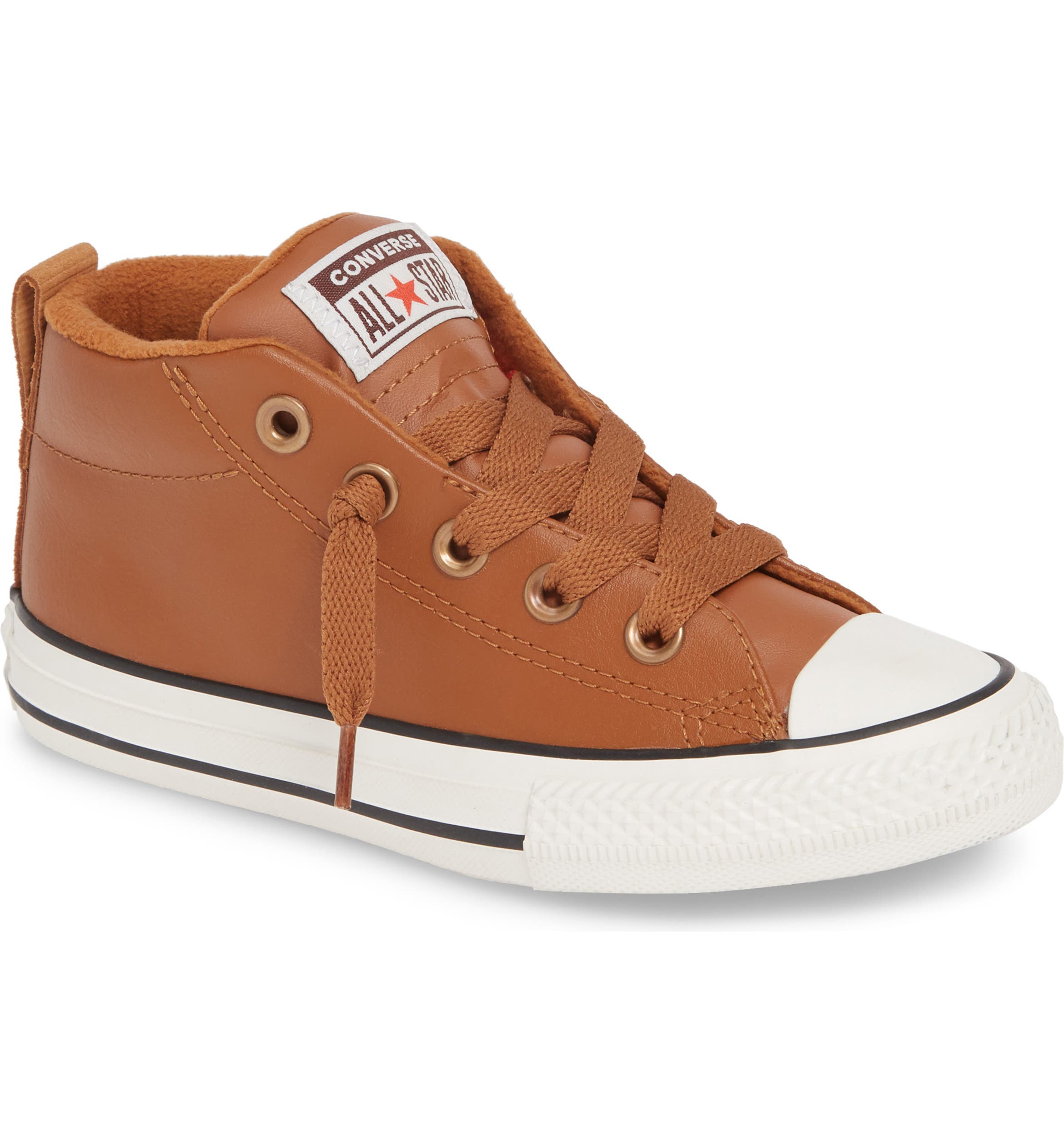 Converse Chuck Taylor® All Star® Street Red Rover Leather Mid Top ...