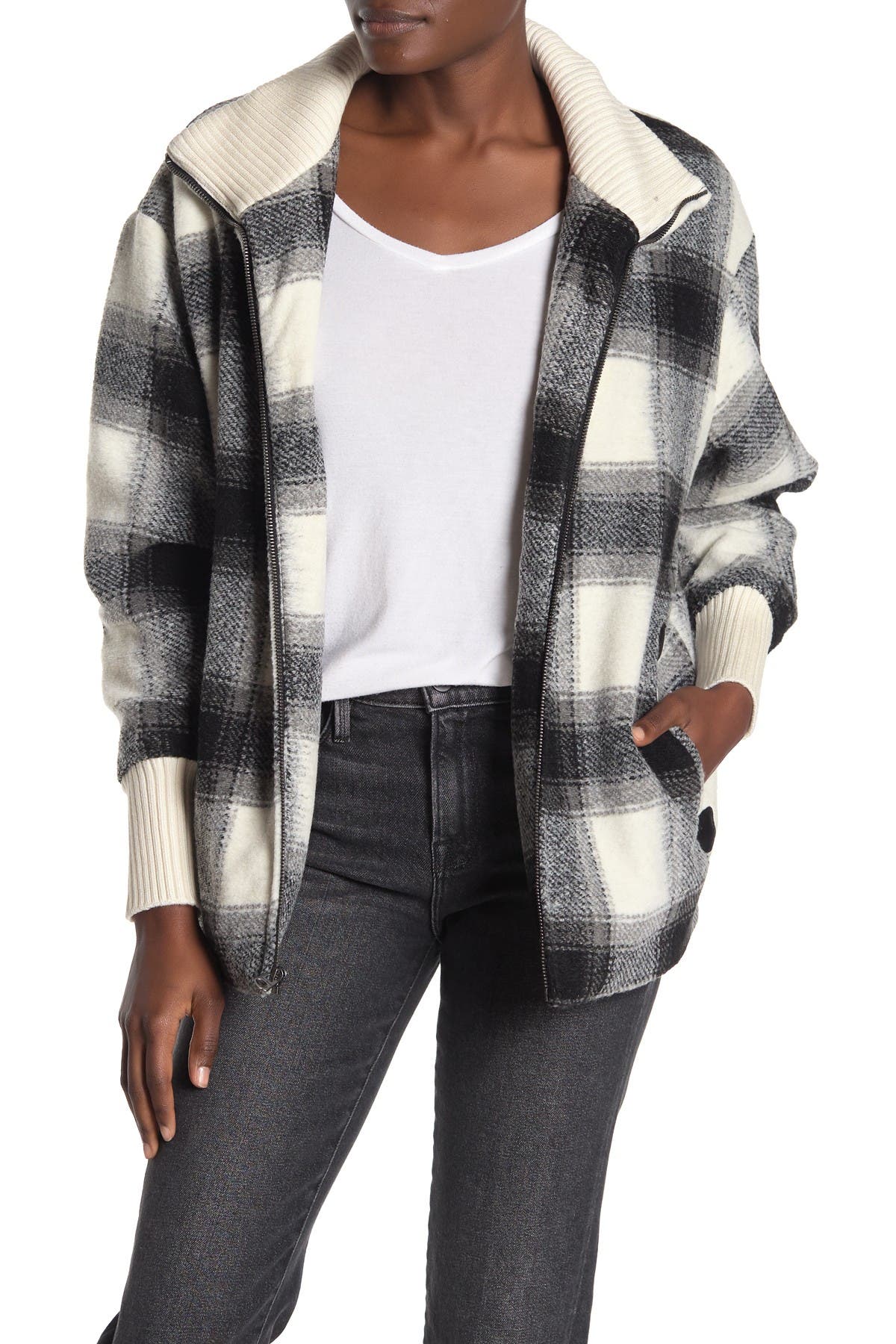 lucky brand plaid jacket