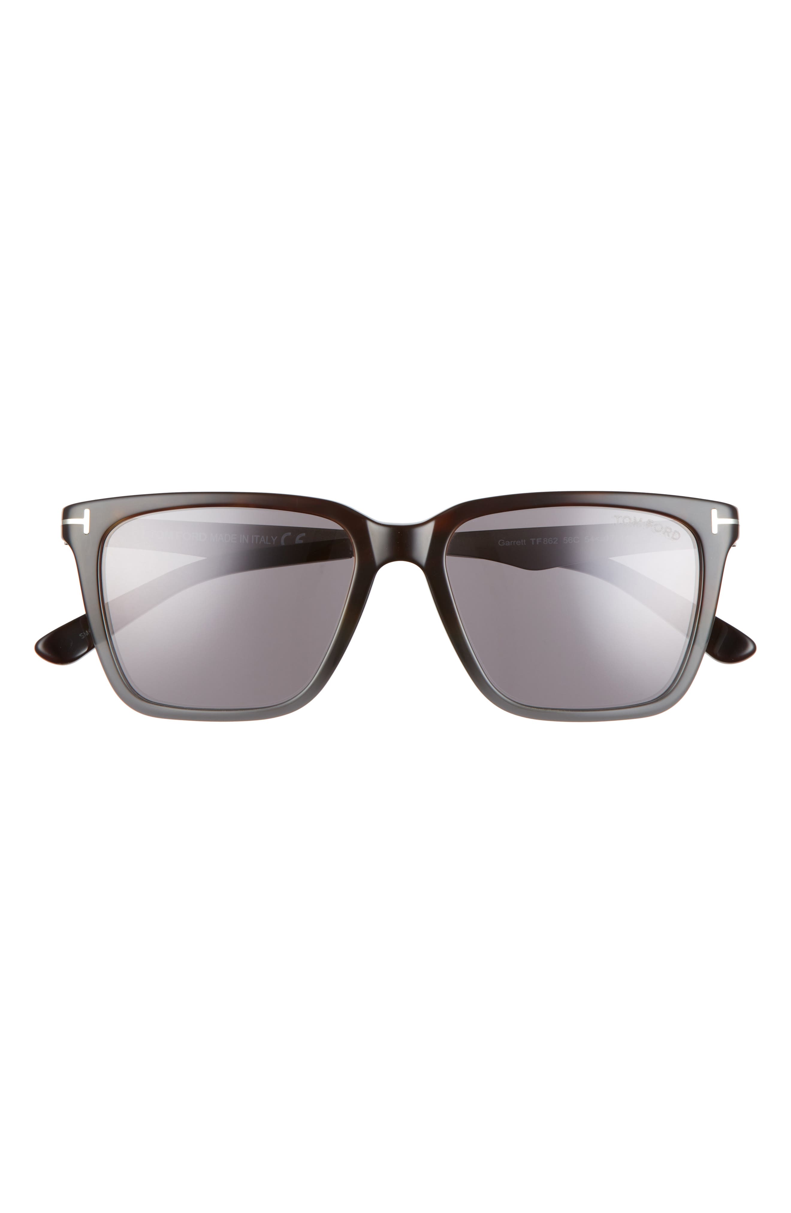 TOM FORD Garrett 54mm Square Sunglasses in Havana Grey/Palladium/Silver |  Smart Closet