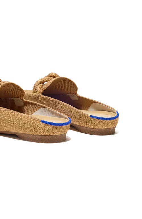 Rothys The Buckle Clog In Brown/neutral In Wren Birdseye