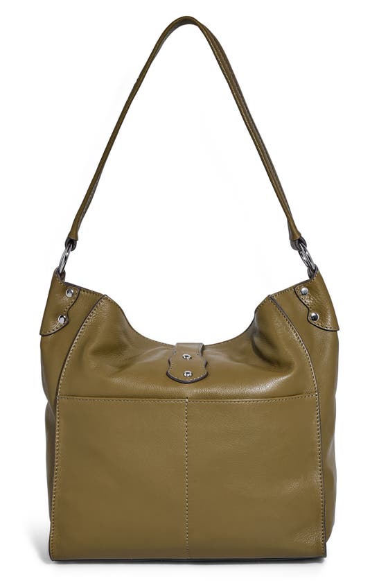 Shop Aimee Kestenberg Saddle Up Leather Hobo In Soft Olive