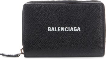 Balenciaga Zip Around Leather Card | Nordstrom