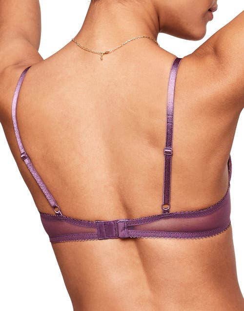 Shop Adore Me Enny Contour Balconette Bra In Dark Purple