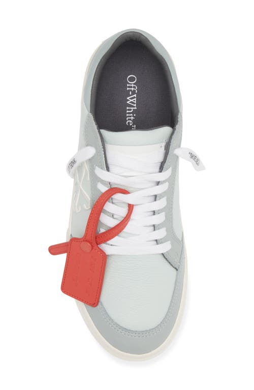 Shop Off-white New Low Vulcanized Sneaker In Greyish Green