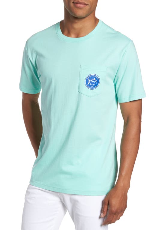 Classic Fit Quarters Master T-Shirt in Offshore Green