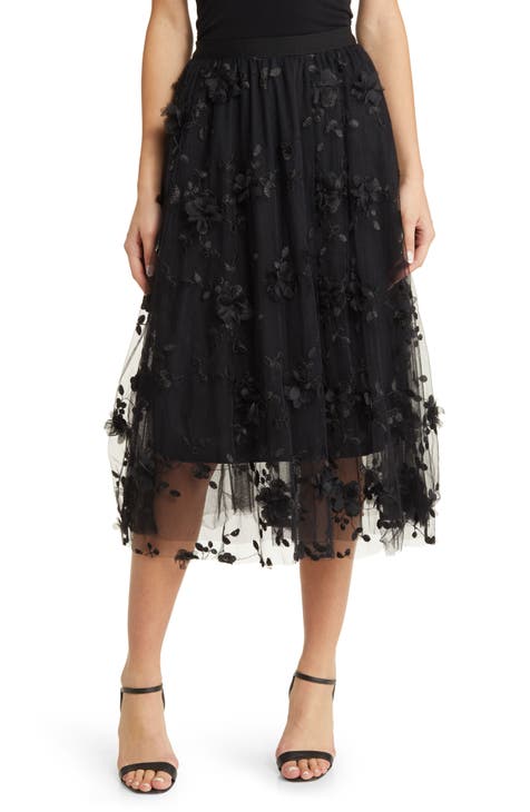 Runway Luxury Soft Tulle Skirt Hand-made Maxi Long Pleated Skirts