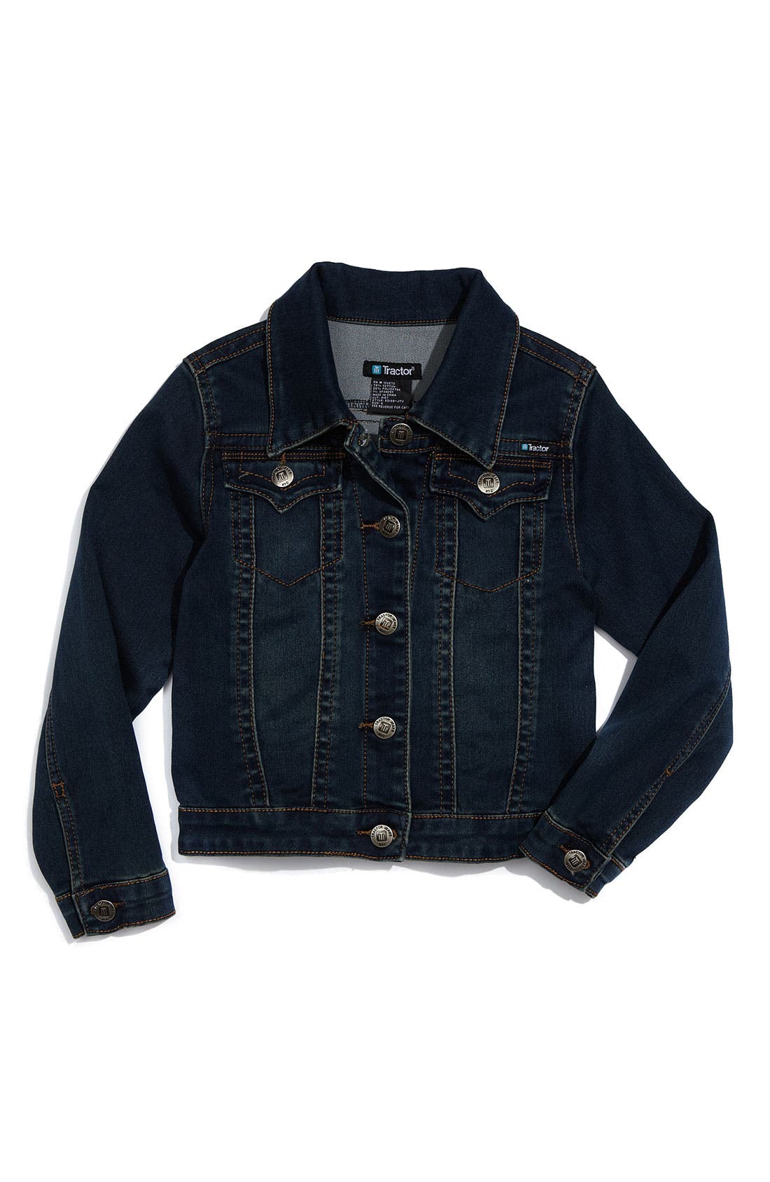 Tractor Stretch Denim Jacket (Little Girls) Nordstrom
