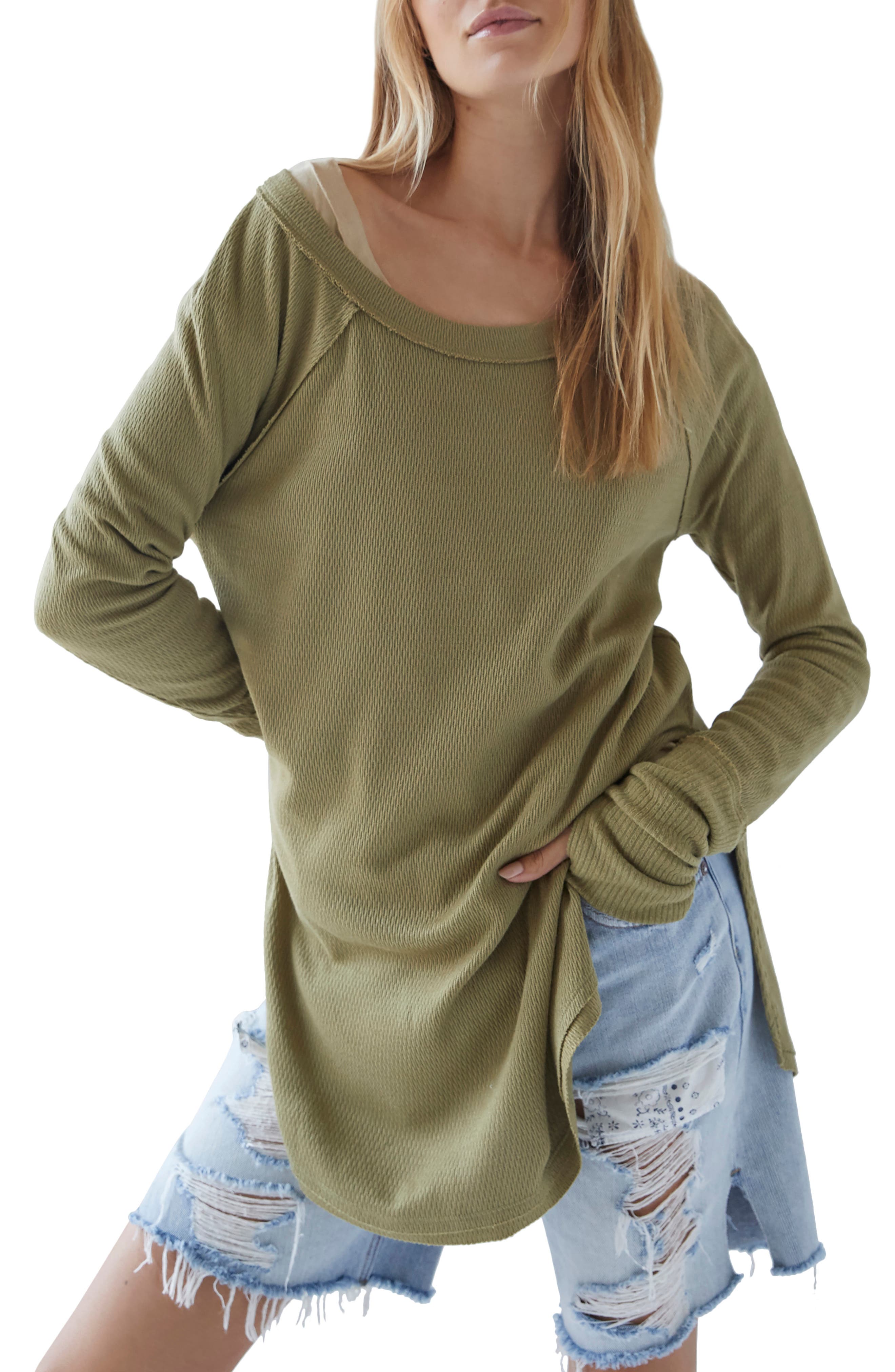 women's thermal tees
