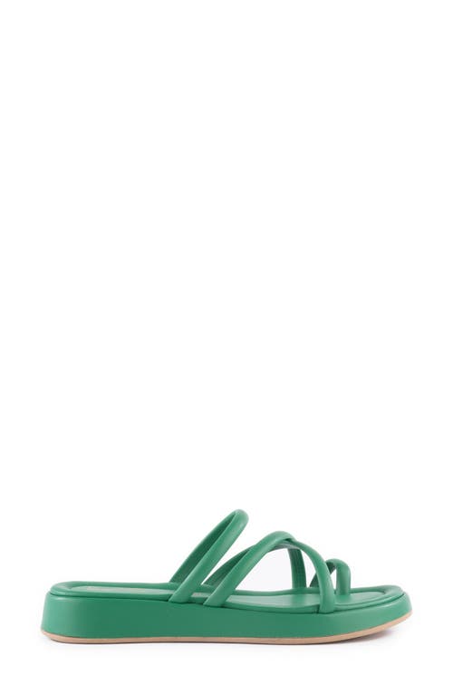 Shop Seychelles Rule The World Platform Wedge Slide Sandal In Green