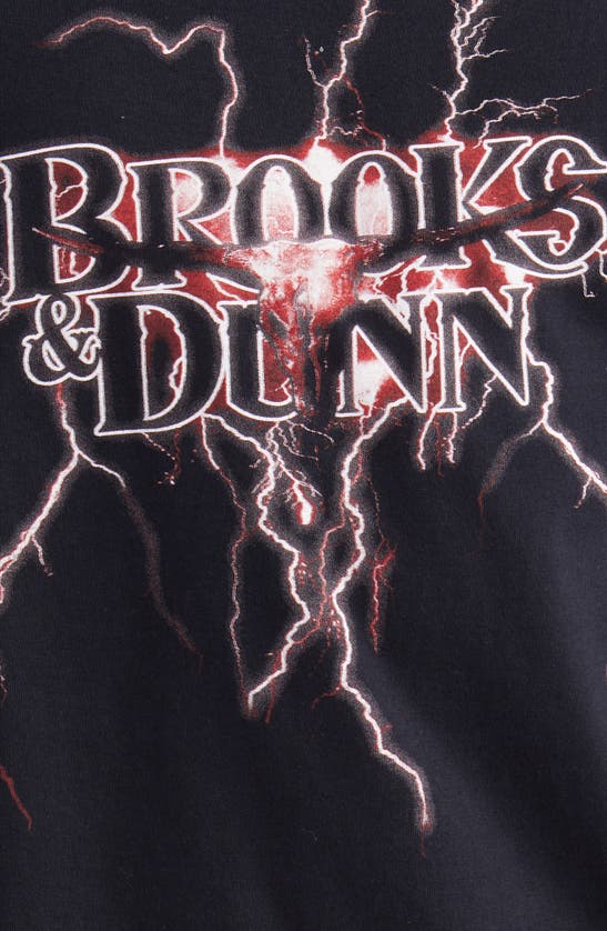 Shop Merch Traffic Brooks & Dunn Lightning Graphic T-shirt In Black