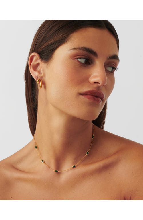 Missoma Malachite Station Choker In Gold
